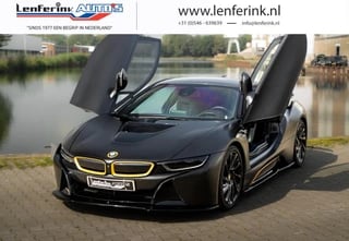 BMW i8 1.5 PHEV 360 Camera, Navi, Head-Up, 20" LMV Leder Zwart, Achterspoiler, NL Auto, Incl. BTW, In Opdracht Klant