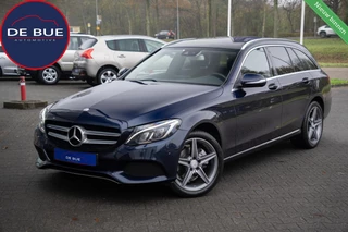 Mercedes C-klasse Estate 220 CDI 4Matic|Prestige AMG|Burmester|Trekhaak|Panoramadak|Leder|Stoel Ventilatie / Verwarming|Cavansite Blue|Volledig Onderhouden
