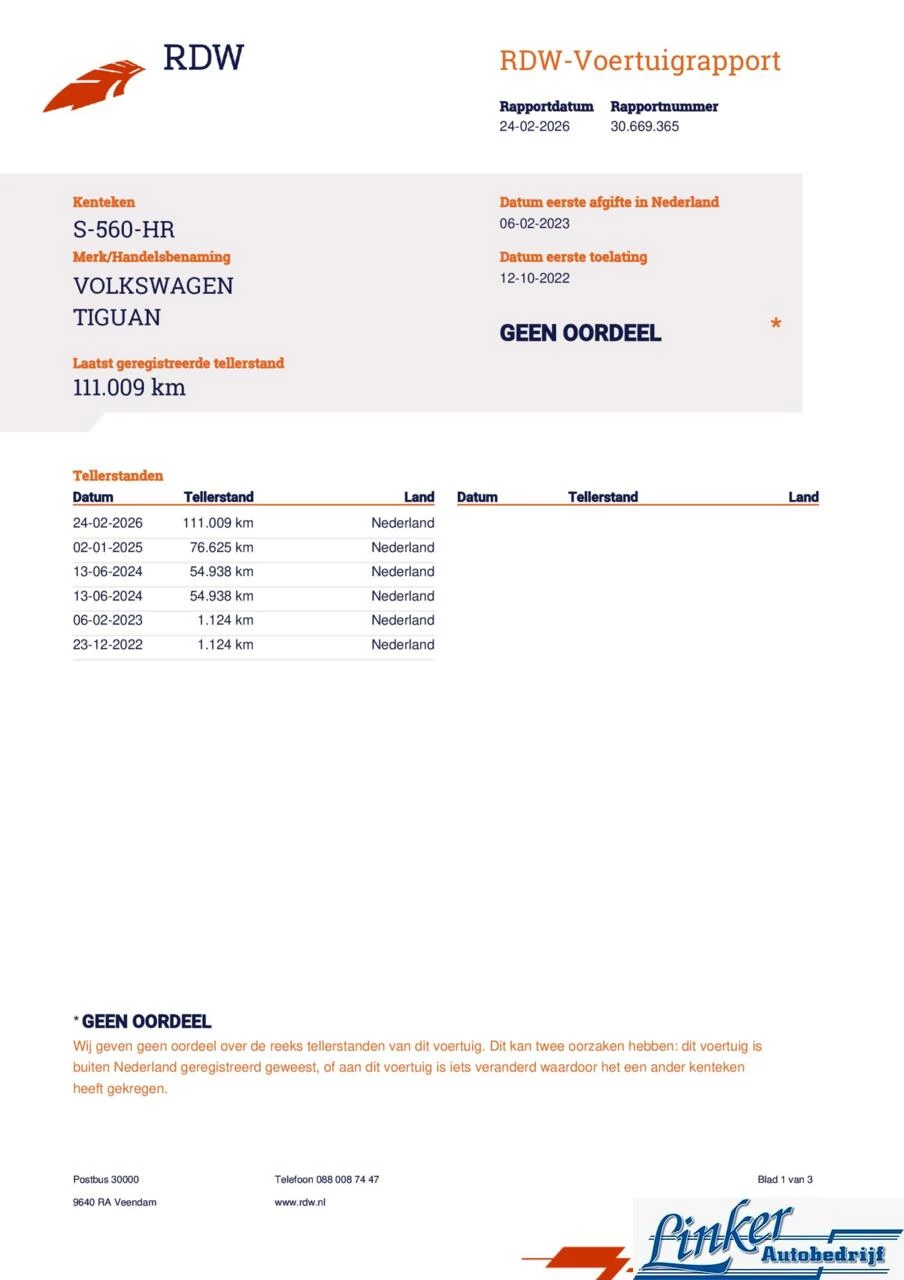 Hoofdafbeelding Volkswagen Tiguan