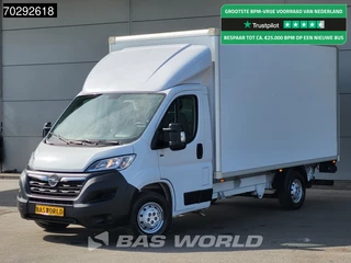 Opel Movano 140PK Laadklep Bakwagen Airco Cruise Camera Euro6 Meubelbak Koffer 18m3 Airco Cruise control