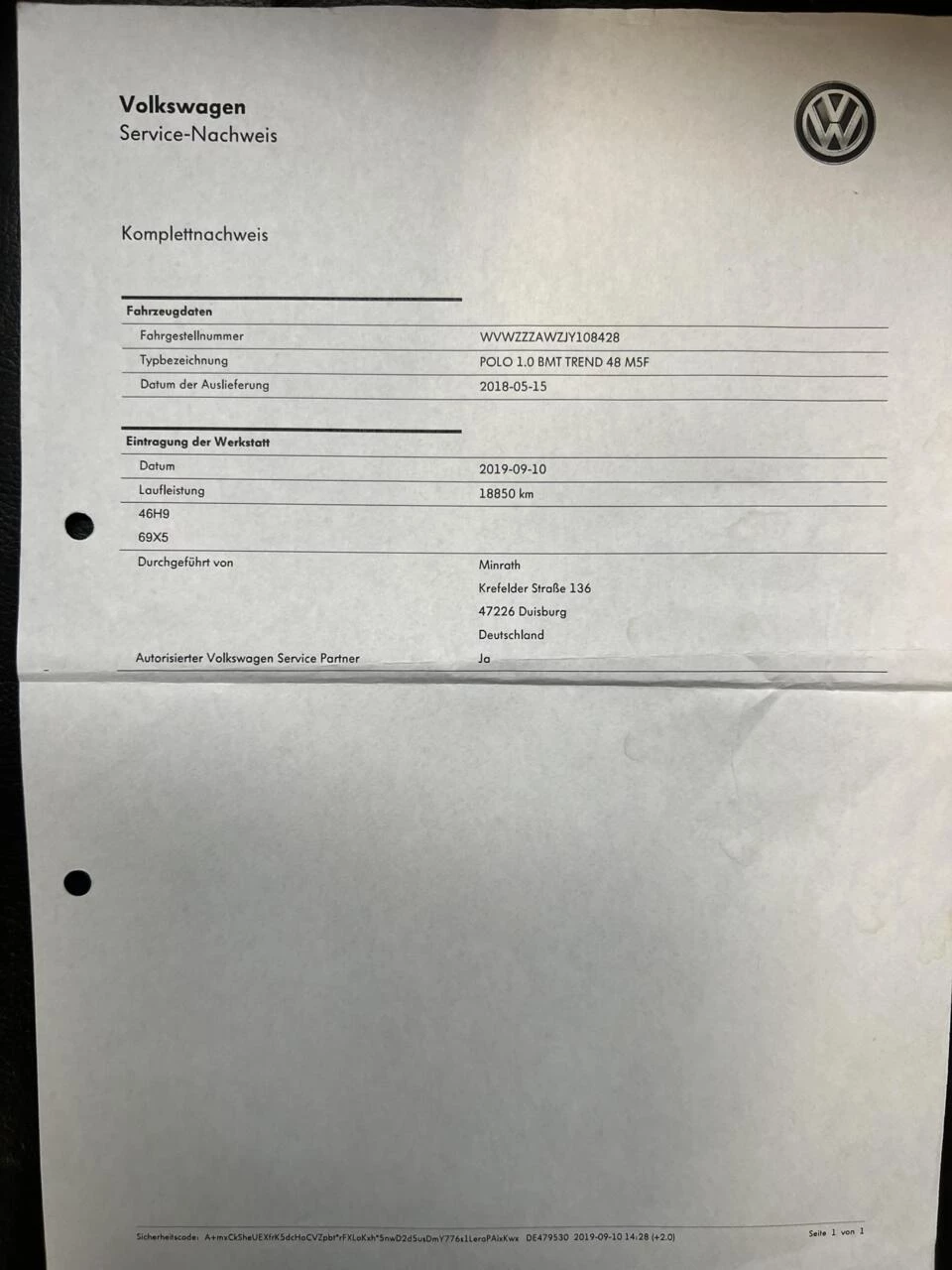 Hoofdafbeelding Volkswagen Polo