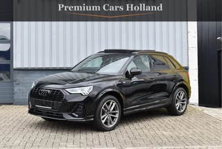Audi Q3 45 TFSI e 245 Pk S-Line Black Ed Pano Memory Leder Matrix ACC Keyless Sfeer Trekhaak 19 Inch