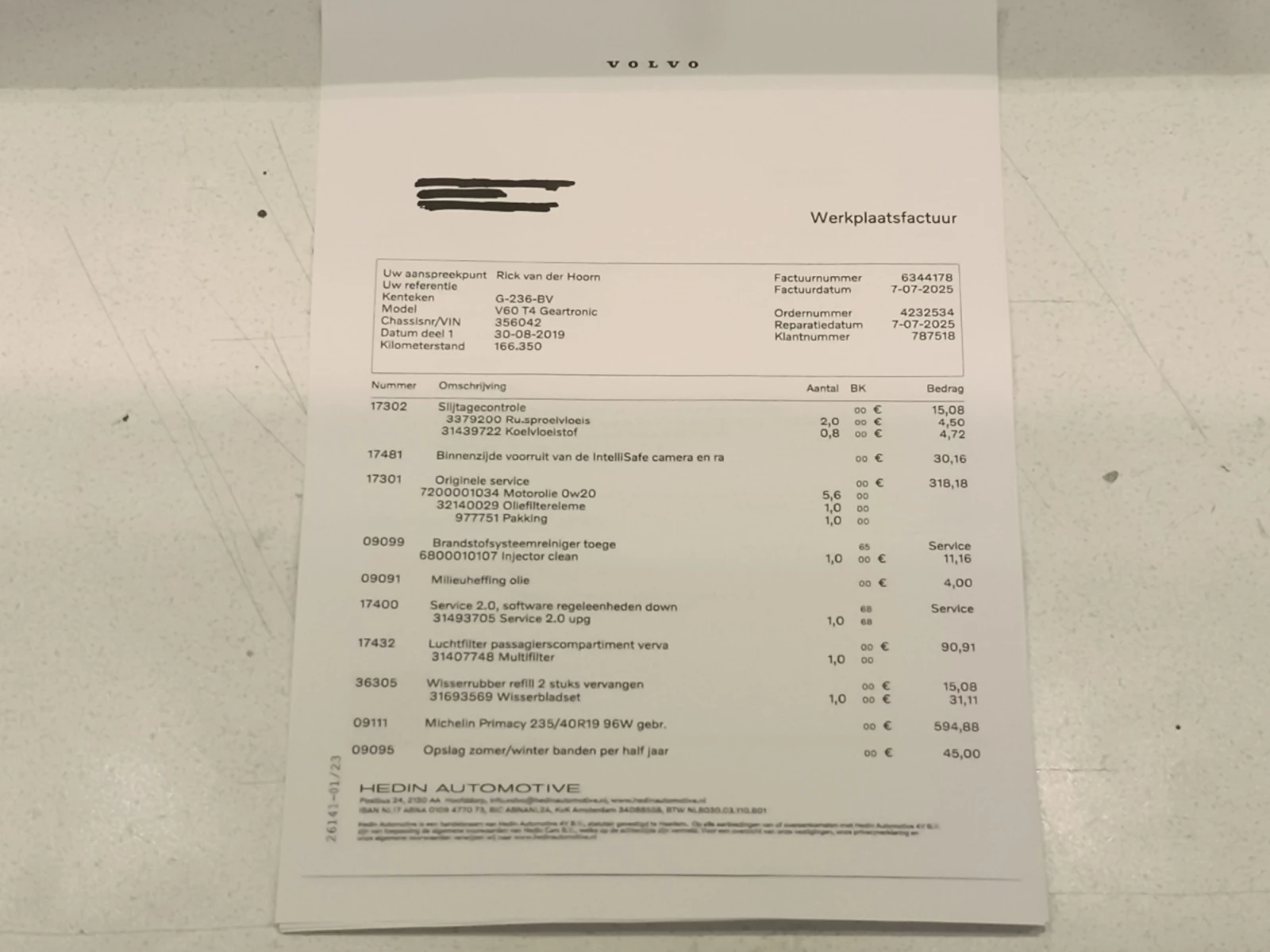 Hoofdafbeelding Volvo V60