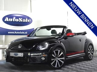 Volkswagen Beetle Cabriolet 1.4 TSI DSG R-Line LEDER DAB BT XENON PDC CRUISE STOELVW '16