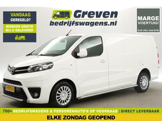 Toyota ProAce Worker Long 2.0 D-4D L3H1 | Marge | 177PK Automaat Airco Cruise Navigatie PDC Elektrpakket Sidebars Schuifdeur