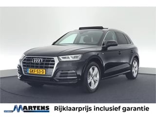 Audi Q5 50 TFSI e 299pk quattro S-Line Sport Luchtvering Stoelverwarming Matrix Led Panoramadak Virtual Cockpit Navigatie