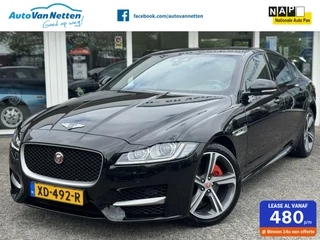 Hoofdafbeelding Jaguar XF Jaguar XF 2.0 200pk Automaat R-Sport,Portfolio,Navi,Xenon,18"lmv,stoelverwarming,