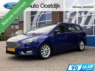 Ford Focus Wagon 1.5 Titanium 182PK Afn. Trekhaak Cruise Navi Carplay Climate Parkeersensoren Keyles Verwarmde Voorruit *1ste Eigenaar*