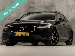 Volvo V60 2.0 B3 Sport 177Pk Automaat (APPLE CARPLAY, GROOT NAVI, PARKEERSENSOREN, GETINT GLAS, SPORTSTOELEN, DAKRAILS ZWART, LED KOPLAMPEN, NIEUWE APK, NIEUWSTAAT)