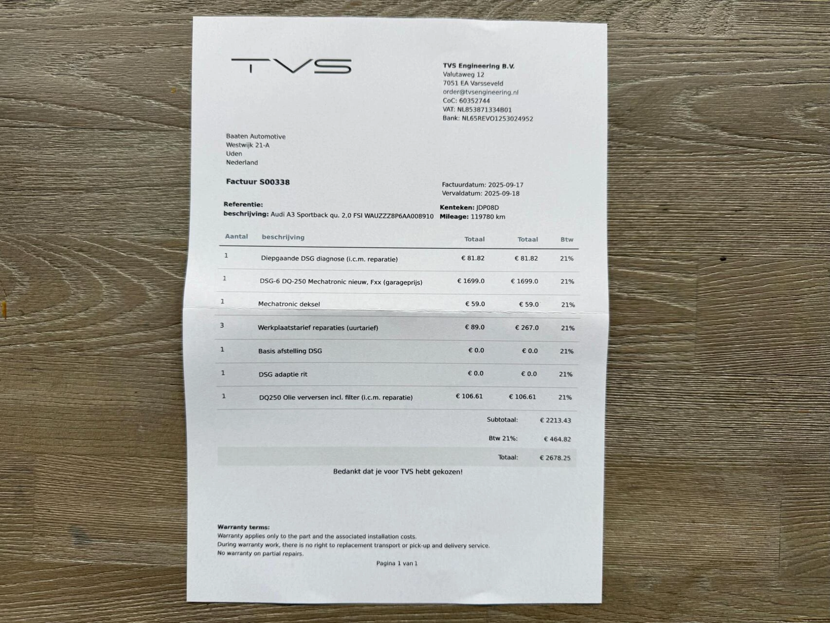 Hoofdafbeelding Audi A3