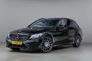 Mercedes-Benz C-klasse Estate 450 AMG 4MATIC Stage2 438pk Pano-dak|Nightpakket|Camera|Alcantara|Elek-A.klep|Perfect-onderhouden