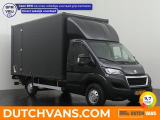 Peugeot Boxer 2.2BlueHDi 165PK Bakwagen+Laadklep | Airco | Cruise | Zijdeur | Dakspoiler | 3-Persoons | Camera