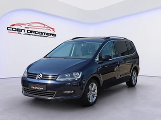 Hoofdafbeelding Volkswagen Sharan Volkswagen Sharan 1.4 TSI Highline 7p. /Apple Carplay/Panodak/Elektr. schuifdeuren+klep/Camera+parksens./Stoelverw./Cruise & Clima Contr./17''LMV/(MET GARANTIE*)
