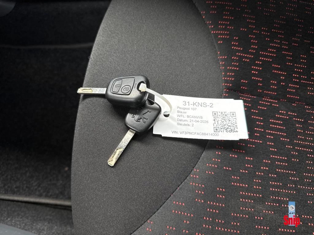 Hoofdafbeelding Peugeot 107
