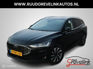Hoofdafbeelding Ford Focus Ford Focus Wagon EcoBoost Hybrid 125 PK H6 (FACELIFT MODEL) Titanium Style Navigatie Chroom DonkerGlas