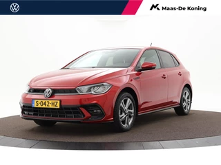 Volkswagen Polo 1.0 TSI 95pk DSG R-Line · Apple/Android Car Play · Navigatie · ACC · Draadloze Telefoonlader · DAB · Elek. Inklapbare Spiegels · Garantie t/m 06-02-2027 of 100.000km