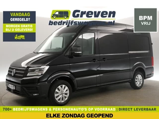Volkswagen Crafter 2.0 TDI DSG HIGHLINE EXCLUSIVE L3H3 | FACELIFT MODEL | BPM VRIJ | NIEUW 3000KG TREKHAAK VIRTUAL ADAPTIVE CRUISE CAMERA LED 140PK CARPLAY 17"LMV