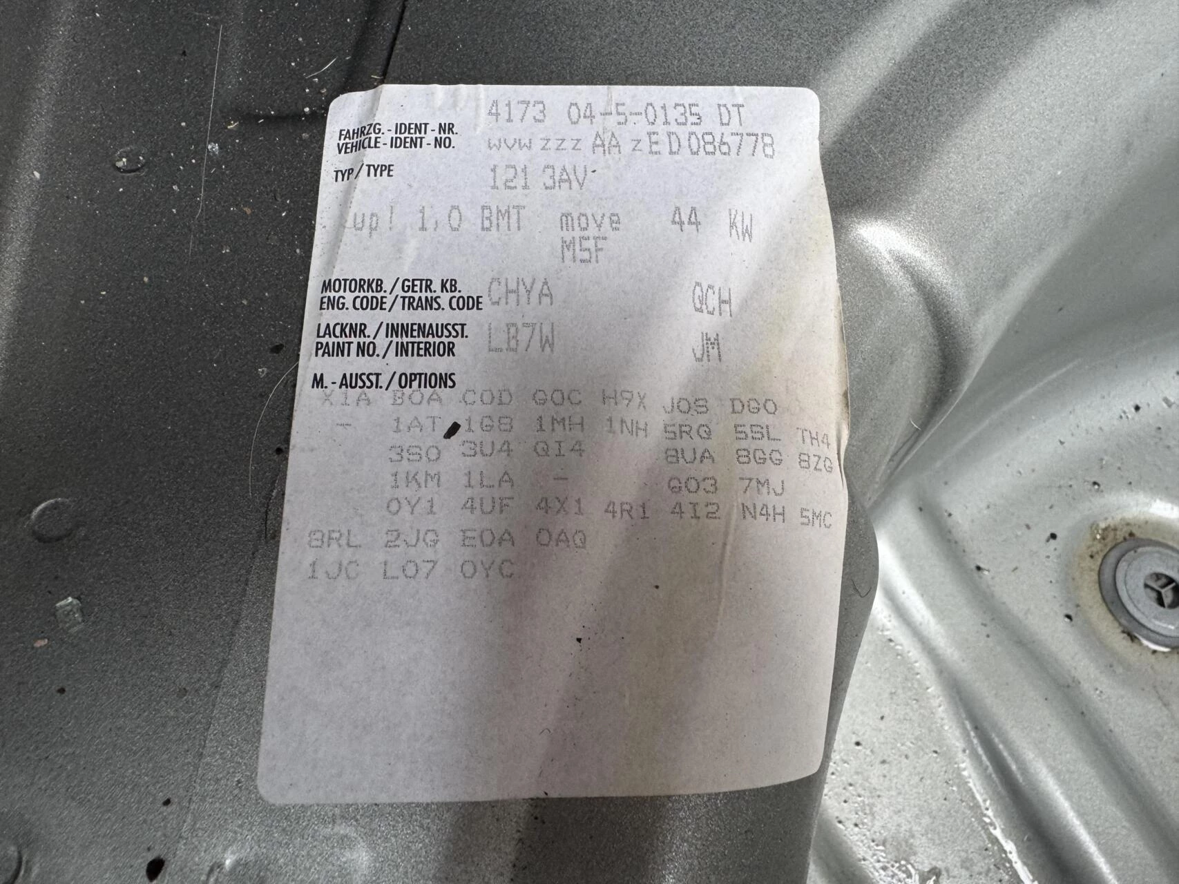 Hoofdafbeelding Volkswagen up!