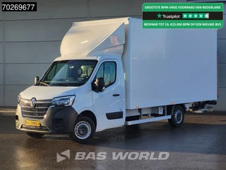 Renault Master 165PK Laadklep Bakwagen XXL 10 Euro Pallets Zijdeur Meubelbak Koffer Gesloten laadbak Airco Cruise control