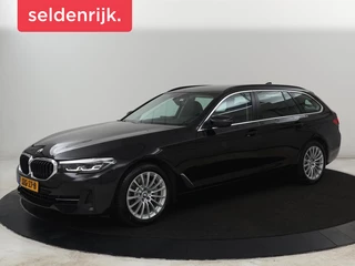 BMW 5-serie 530e Executive | Leder | Trekhaak | Stoelverwarming | Live Cockpit | Carplay | Achterbankverwarming | Navigatie | Parkeerhulp |