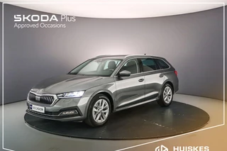 Skoda Octavia Combi Business Edition 1.0 eTSI 110pk DSG Automaat Trekhaak, Cruise control, Achteruitrijcamera, Navigatie, Parkeersensoren, LED verlichting, Stoelverwarming
