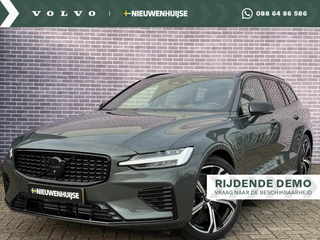 Volvo V60 2.0 T6 Plug-in hybrid AWD Ultra Dark | Styling Pack | Bowers & Wilkins | Massage | Stoel ventilatie + Verwarming | Panorama Schuifdak | HUD | Adaptieve Cruise | BLIS | 360° Camera |