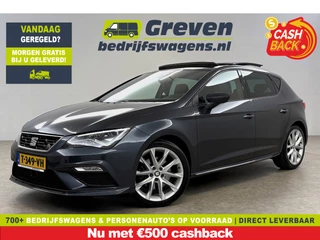 SEAT Leon 2.0 191PK TSI FR | Pano | Sfeerverl. | LED | Carplay | Camera | Navi l Cruise l Stoelverw.