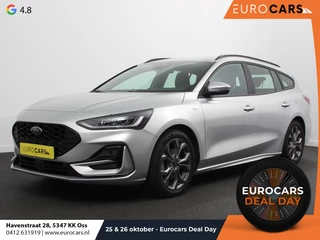 Hoofdafbeelding Ford Focus Ford Focus Wagon 1.0 125pk Hybrid Automaat ST Navigatie Climate control cruise control Carplay LM velgen Parkeersensoren Led Matrix koplampen