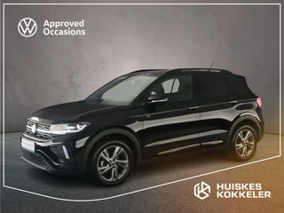 Hoofdafbeelding Volkswagen T-Cross Volkswagen T-Cross R-Line 1.5 TSI 150pk DSG Automaat Trekhaak, Black style, Adaptive cruise control, LED matrix koplampen, Navigatie, Achteruitrijcamera, Stoelverwarming