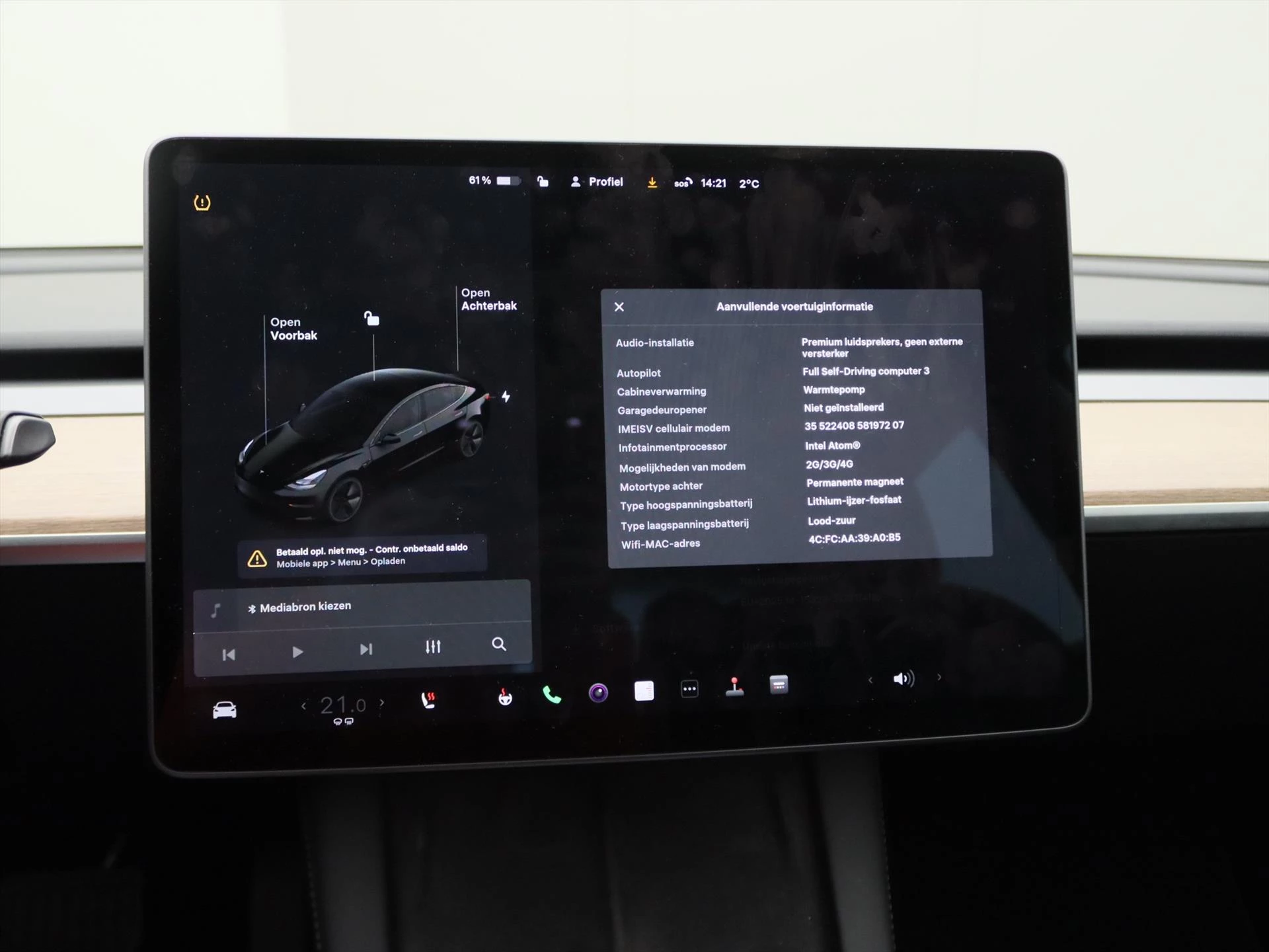 Hoofdafbeelding Tesla Model 3