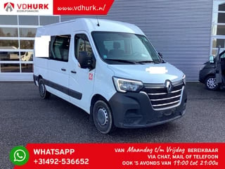 Renault Master T35 2.3 dCi 145 pk L2H2 DC Dubbel Cabine 7Pers./ Carplay/ Camera/ Cruise/ PDC