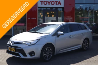 Toyota Avensis Touring Sports 1.8 VVT-i BUSINESS AUTOMAAT AFN-TREKHAAK KEYLESS NAVI HALF-LEDER STOELVERWARMING PRIVACY-GLASS 17"LMV CAMERA