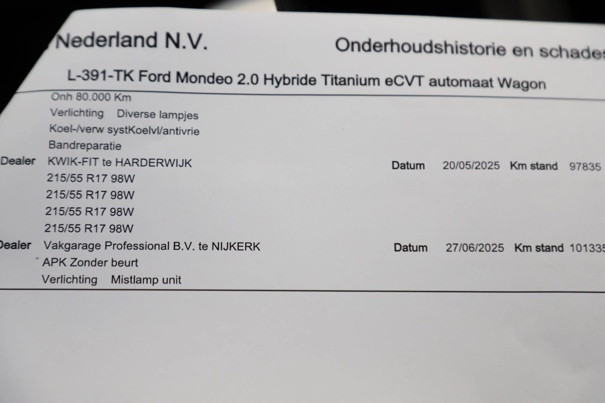 Hoofdafbeelding Ford Mondeo