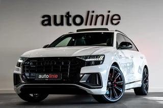 Hoofdafbeelding Audi Q8 Audi Q8 55 TFSI e quattro BTW,3x S-Line. Luchtv, Softclose, Pano, ACC, 23'',B&O, Stuurvw, Keyless, Camera, Trekhaak, CarPlay!