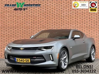 Hoofdafbeelding Chevrolet Camaro Chevrolet Camaro RS 3.6 V6 | 340 PK! | Matte Grijs | Leder | Bose | Apple Carplay | Android Auto | Camera | Lane Assist | 20" Lichtmetaal | Cruise Control | Airconditioning | Keyless Go |