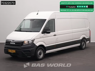 MAN TGE 3.140 L4H3 Airco Cruise Camera Parkeersensoren Euro6 L3H2 Airco Cruise control