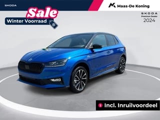 Skoda Fabia 1.0 TSI Monte Carlo | 17" lichtmetalen velgen procyon aero | Licht en zicht plus | Panoramadak | Travel assist | Winter pakket | Incl. Inruilvoordeel |