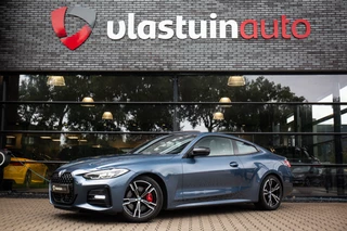 BMW 4 Serie Coupé 430i High Executive M-Sport 245pk Arctic Race blauw, Panoramadak, Sportstoelen, Adap. cruise,