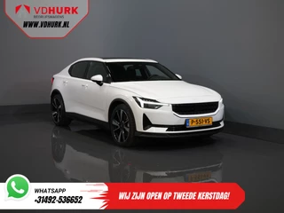 Polestar 2 Long Range 78 kWh 551 WLTP 95% SOH LED/ Adapt.Cruise/ Pano/ Stuurverw./ Stoelverw./ Memory/ Navi/ Carplay/ Climate/ Camera/ 20'' LMV