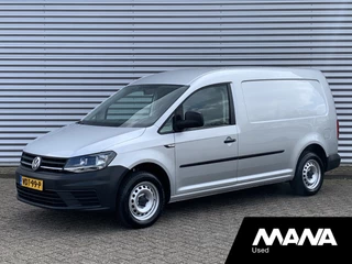 Hoofdafbeelding Volkswagen Caddy Volkswagen Caddy 2.0 TDI L2H1 BMT Maxi Bluetooth Airco Navi Airbag Car-Play 12V USB Electrische/Verwarmde-spiegels Achterruitverwarming