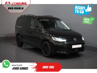 Volkswagen Caddy Cargo Maxi 2.0 TDI Black Edition 125 pk DSG Aut. BPM VRIJ! Ready2Go Leder/ Adapt. Cruise/ Virtual Cockpit/ Standkachel/ LED/ Stoelverw./ Navi
