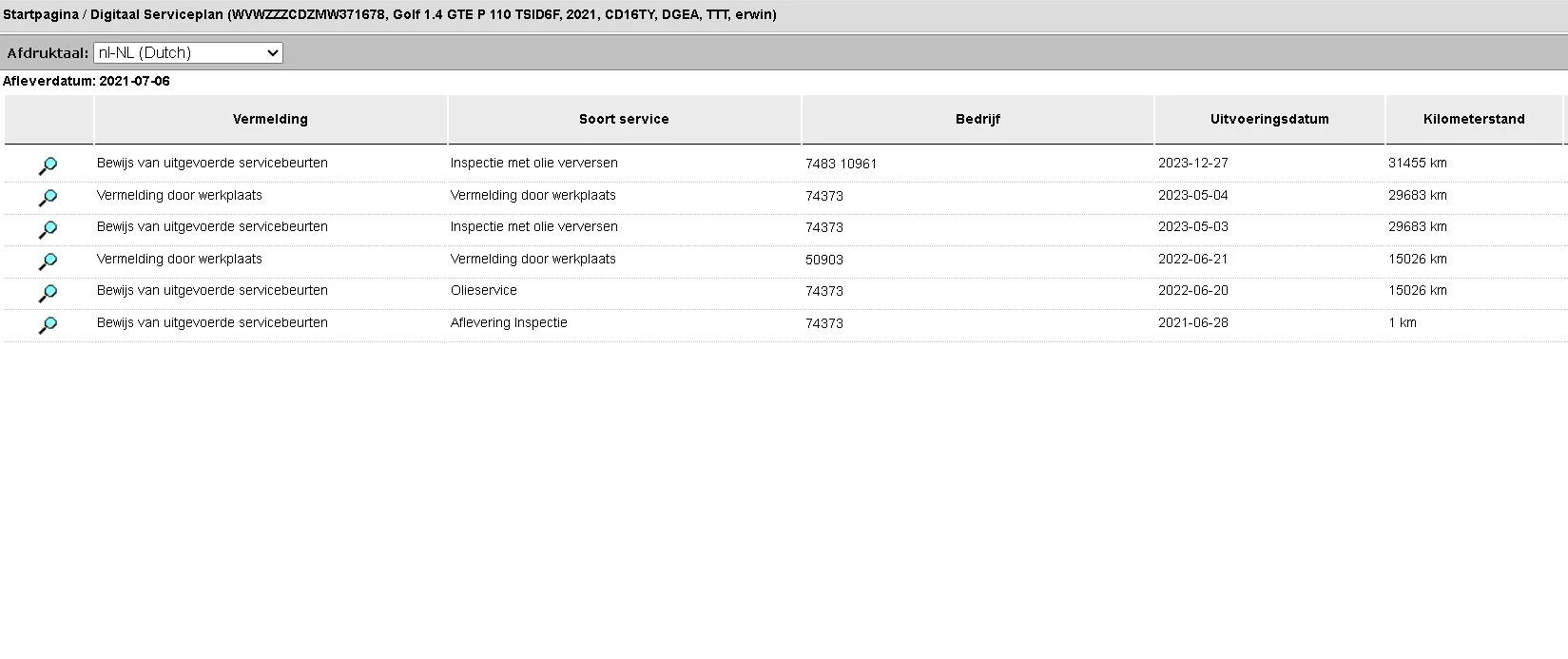 Hoofdafbeelding Volkswagen Golf