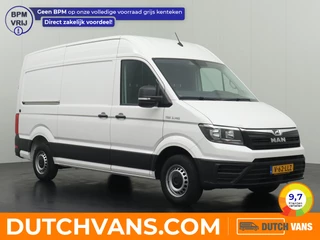 MAN TGE 2.0TDI 140PK DSG Automaat L3H3 | Multimedia | Camera | 3-Persoons | Airco | Cruise | Betimmering