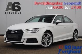 Audi A3 Limousine 30 TFSI Sport S Line Edition NAP! Automaat Half Leder Sportstoelen 18 inch Full LED Navigatie Bluetooth Cruise Parkeersensor