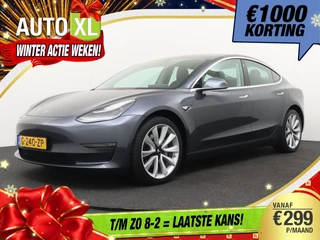 Hoofdafbeelding Tesla Model 3 Tesla Model 3 Long Range AWD 75 kWh Autopilot Stoelverw V+A Pano 19'LMV 1k