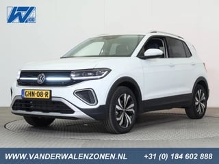 Volkswagen T-Cross 1.5 TSI 150pk DSG Style ECC DIGI.DB+ACP+NAVI IQ.LED+ 1/2ZWART/GRIJS.LEDER WINTERPAKKET ACC+LA DAB+ CHROOM D.GLAS PDC+C.+PARK.ASSIST 17''T.T.