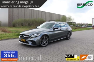 Mercedes C-klasse Estate 200  AMG184 pk adaptive cruise & climate control  stoelverwarming  el klep led leder camera