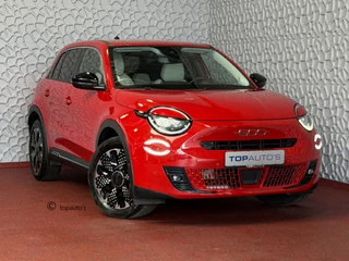 Fiat 600 1.2 Full Options • Leder • Massage • Camera • Hybrid La Prima • CarPlay • ACC • Elek. Klep • 18" ✅ Top Auto Fiat Wijchen , 30 Jaar ervaring in Fiat , Wij leveren de : Icon / La Prima / Pop / Sport . Urban / Benzine / Hybrid . Met Fabrieksgarantie ✅  