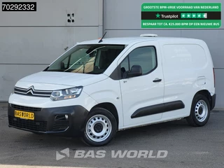 Citroën Berlingo 130PK Automaat L1H1 Navi Airco Cruise Camera Parkeersensoren Werkplaatsinrichting Euro6 L1 3m3 Airco Cruise control