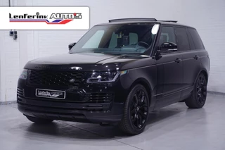 Hoofdafbeelding Land Rover Range Rover Land Rover Range Rover 2.0 P400e Autobiography pano DAB HUD 22-inch lmv stoel verwarming/ventilatie digitale cockpit laser-led koplampen ACC keyless entry/go meredian speakers comfort stoelen 360 camera drive-pro pack entertainment pack